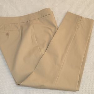 Talbot khaki flat front slim pants